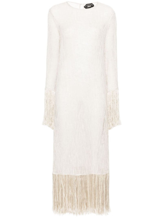 White Nile Fringed Dress