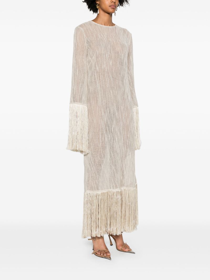 White Nile Fringed Dress