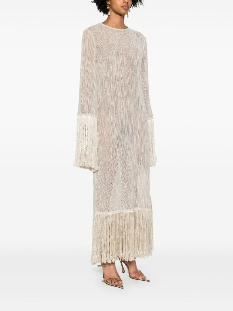 White Nile Fringed Dress
