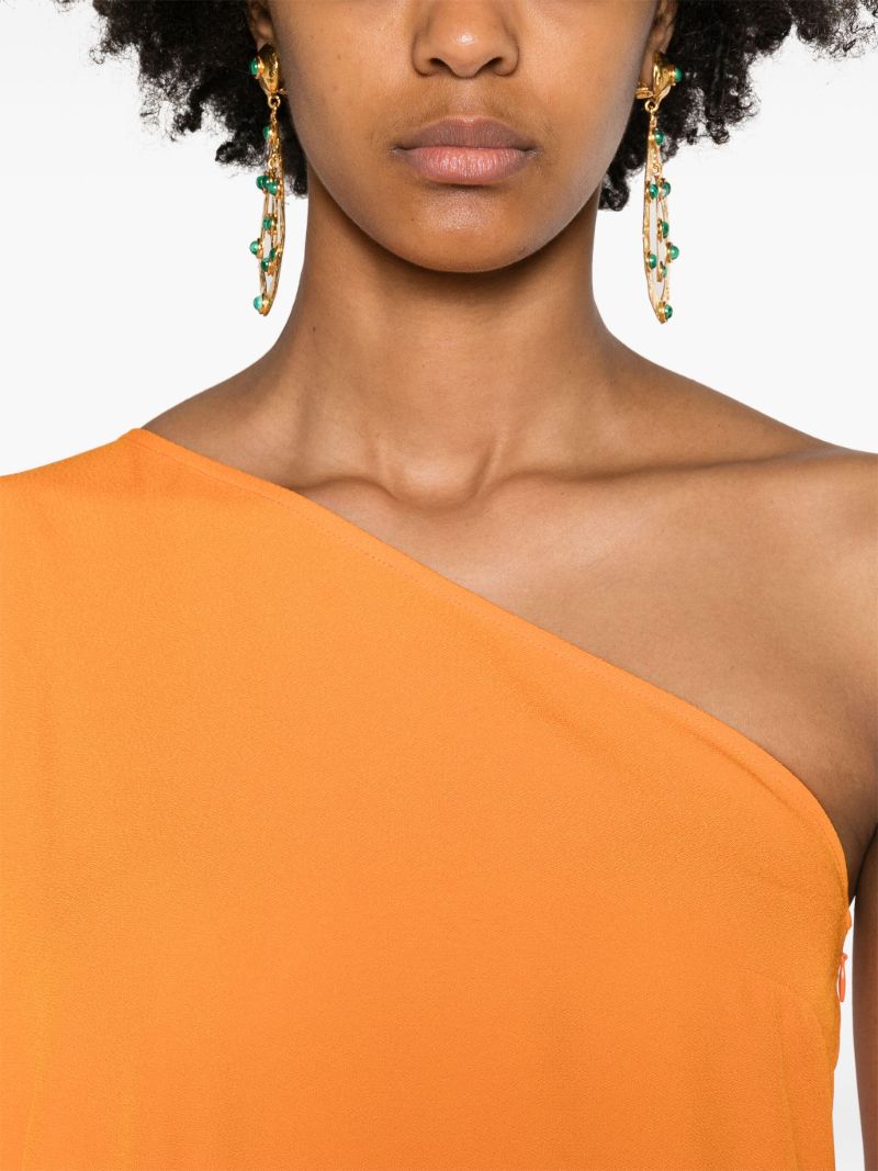 Orange Spritz One Shoulder Dress