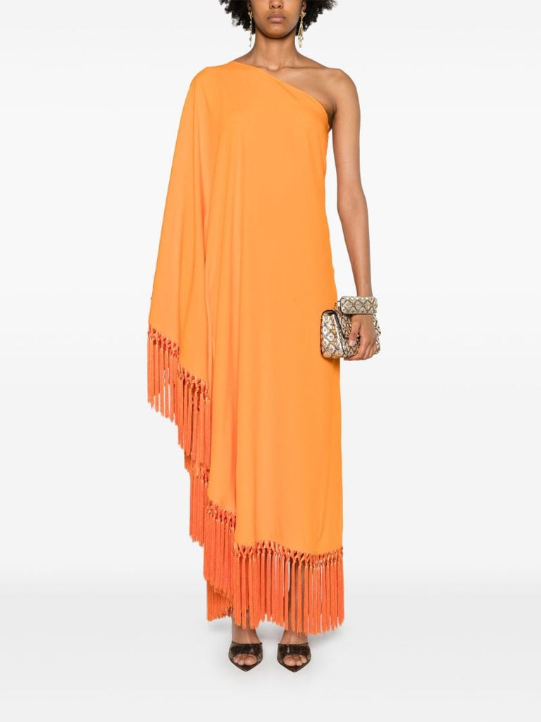 Orange Spritz One Shoulder Dress