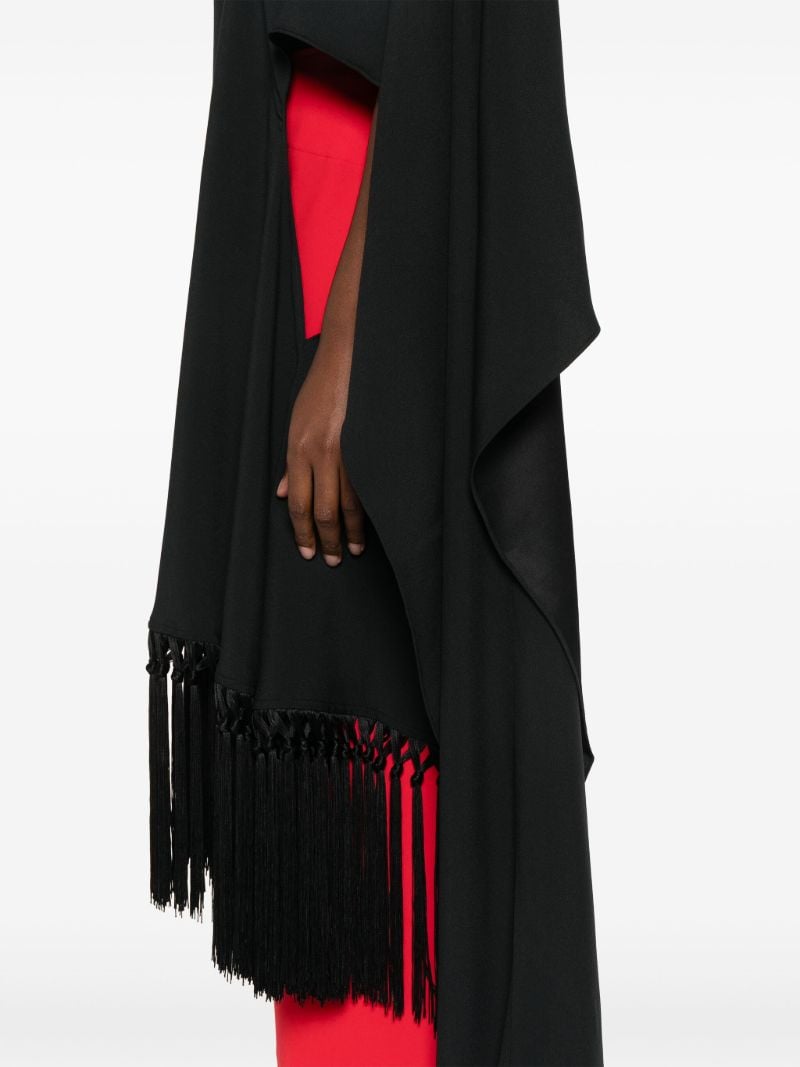 Black One-shoulder Asymmetric Tunic