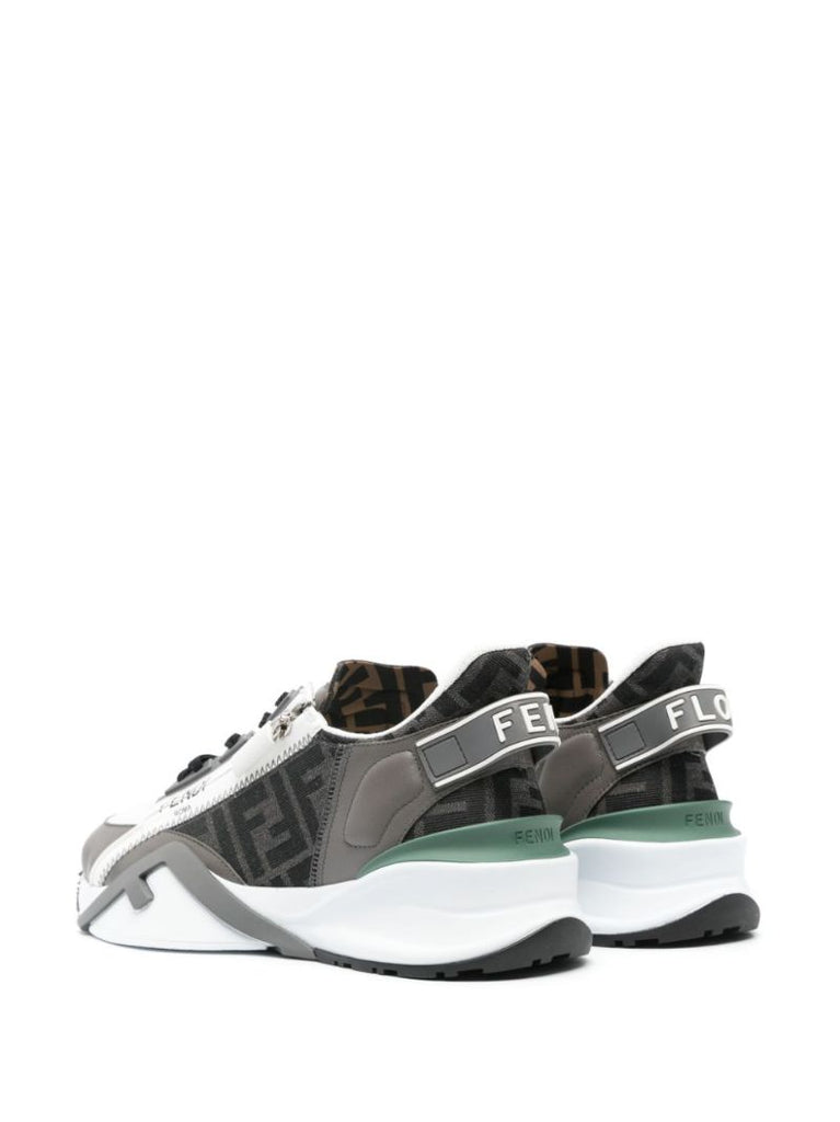 Grey Fendi Flow Ff Sneakers