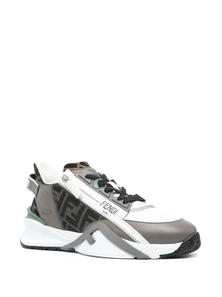 Grey Fendi Flow Ff Sneakers