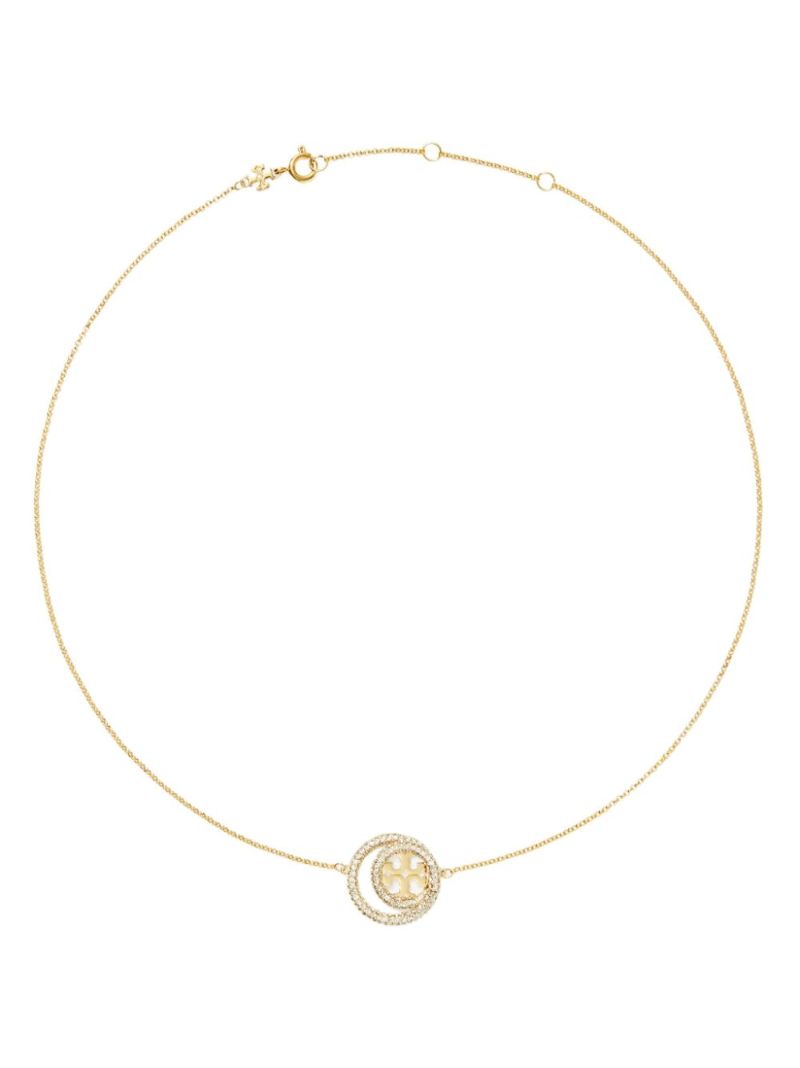 18k Gold Plated Miller Double Ring Necklace