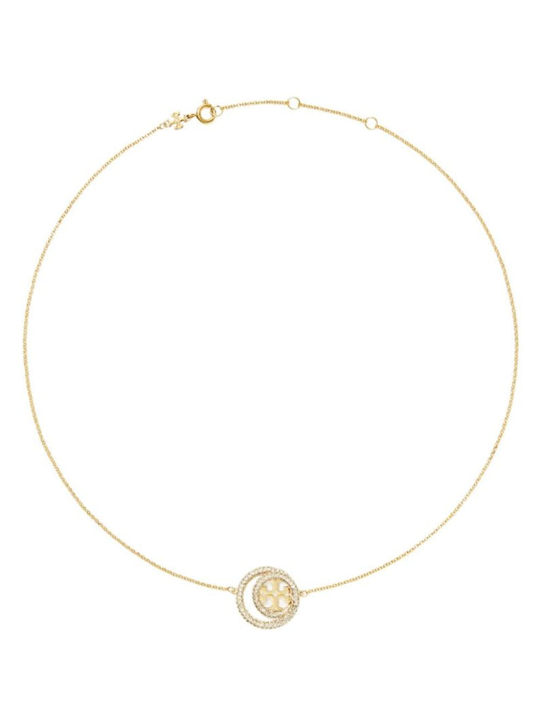 18k Gold Plated Miller Double Ring Necklace