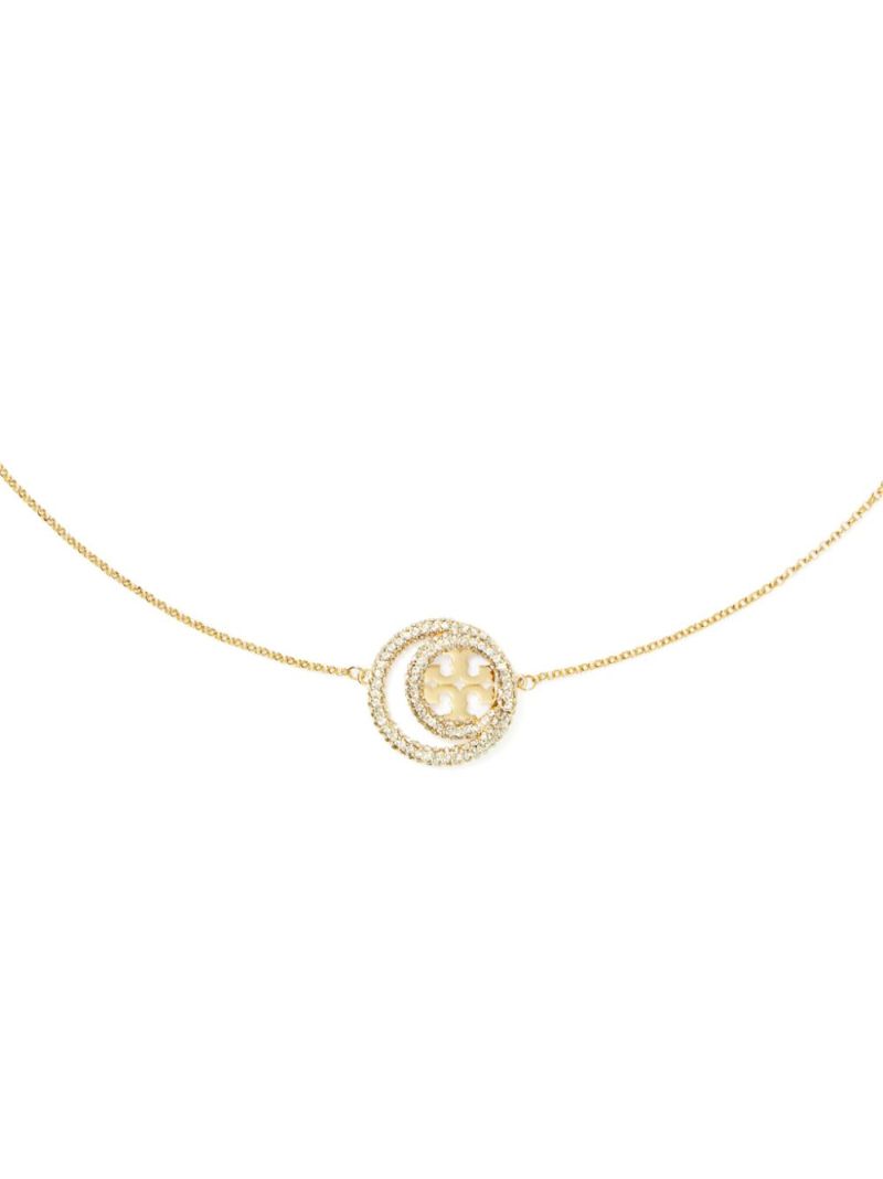 18k Gold Plated Miller Double Ring Necklace
