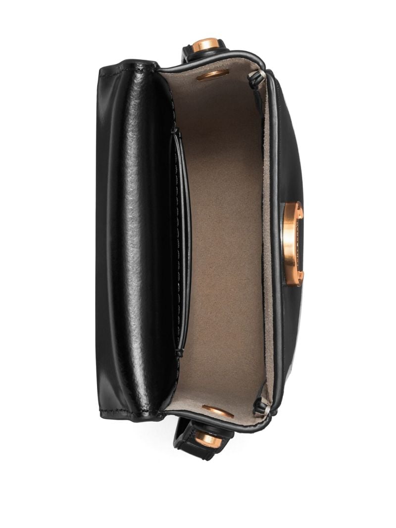 Black Robinson Spazzolato Phone Crossbody Bag
