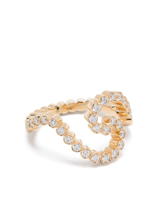 18k Recycled Yellow Gold Gaia Ensemble Diamond Ring