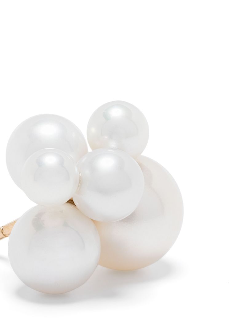 14k Recycled Yellow Gold Bisou Pearl Earring