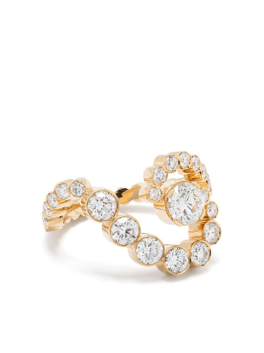 18k Recycled Yellow Gold Gaia Diamond Ring