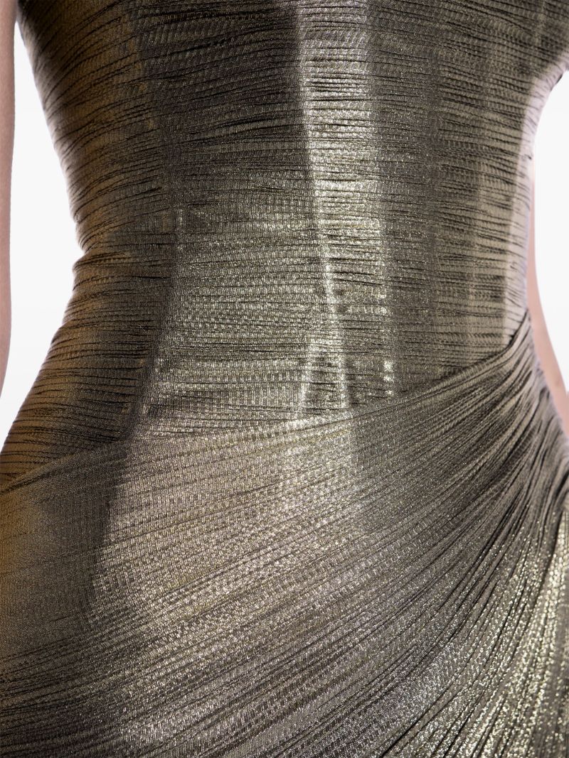 Brown Ruby Strapless Dress