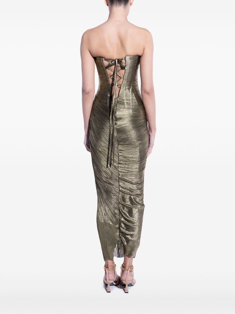Brown Ruby Strapless Dress