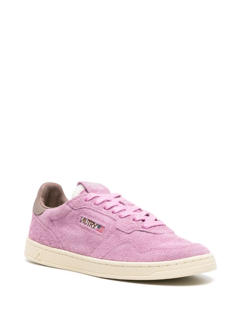 Purple New Flat Suede Sneakers
