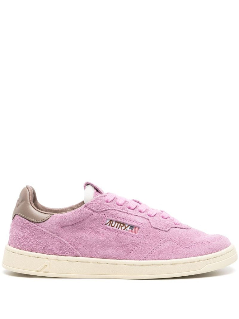 Purple New Flat Suede Sneakers