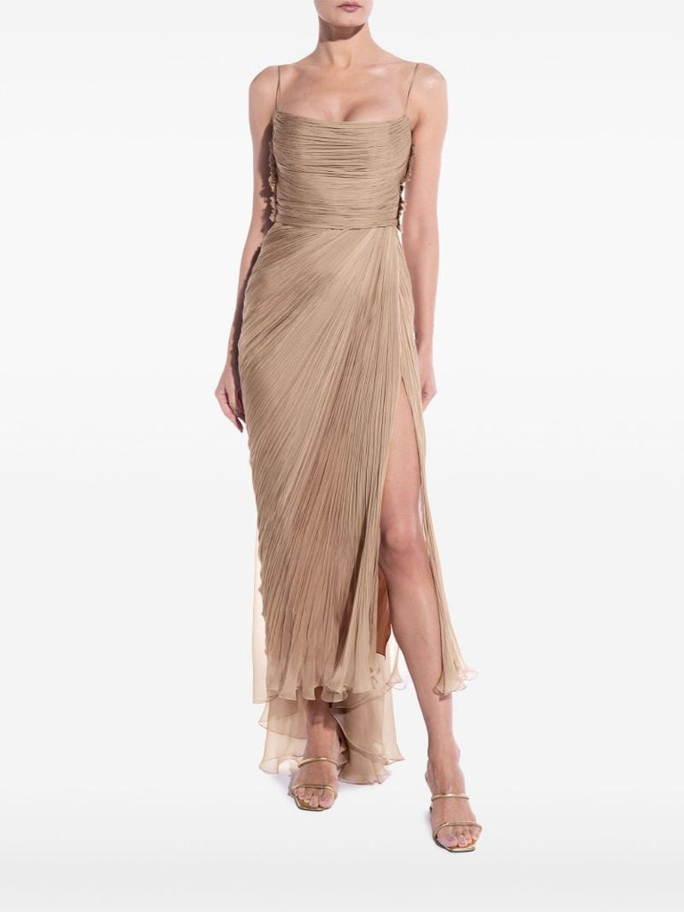 Neutral Manon Asymmetric Gown