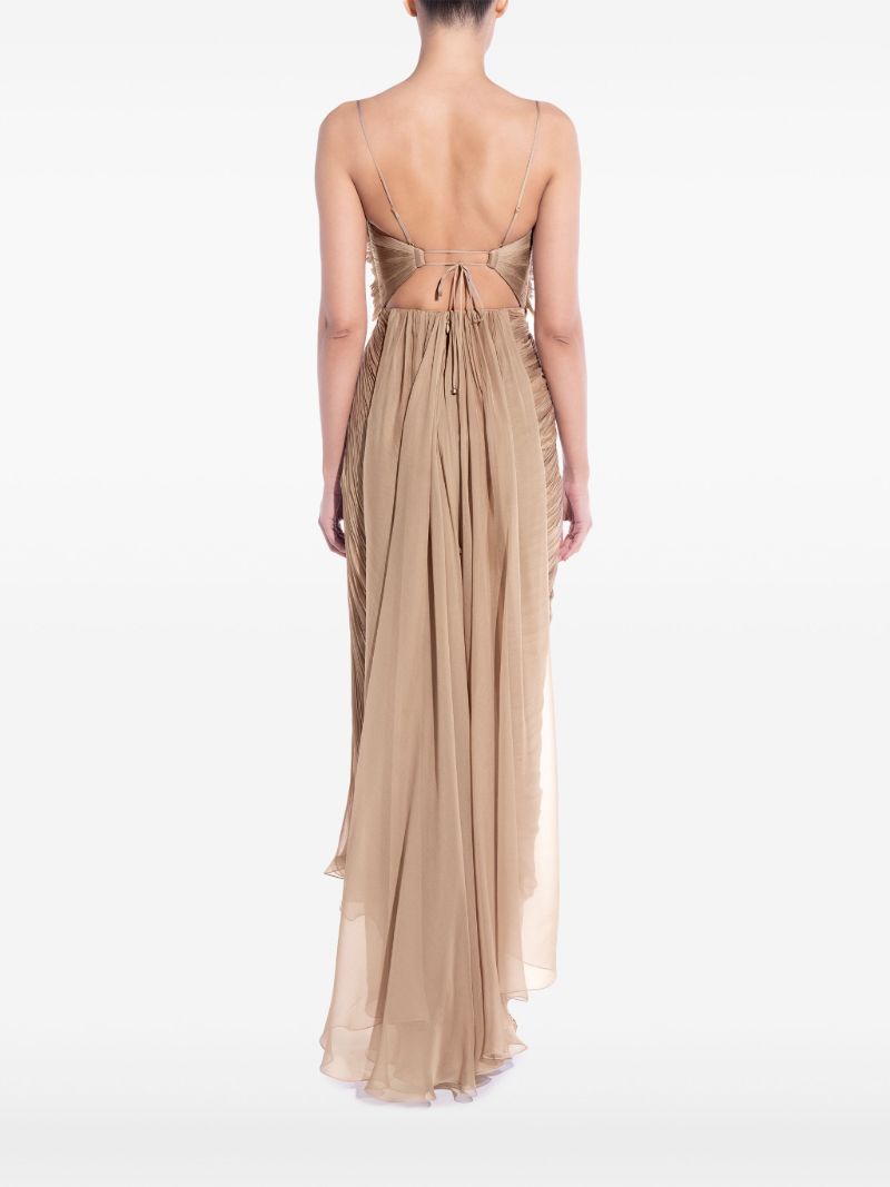 Neutral Manon Asymmetric Gown