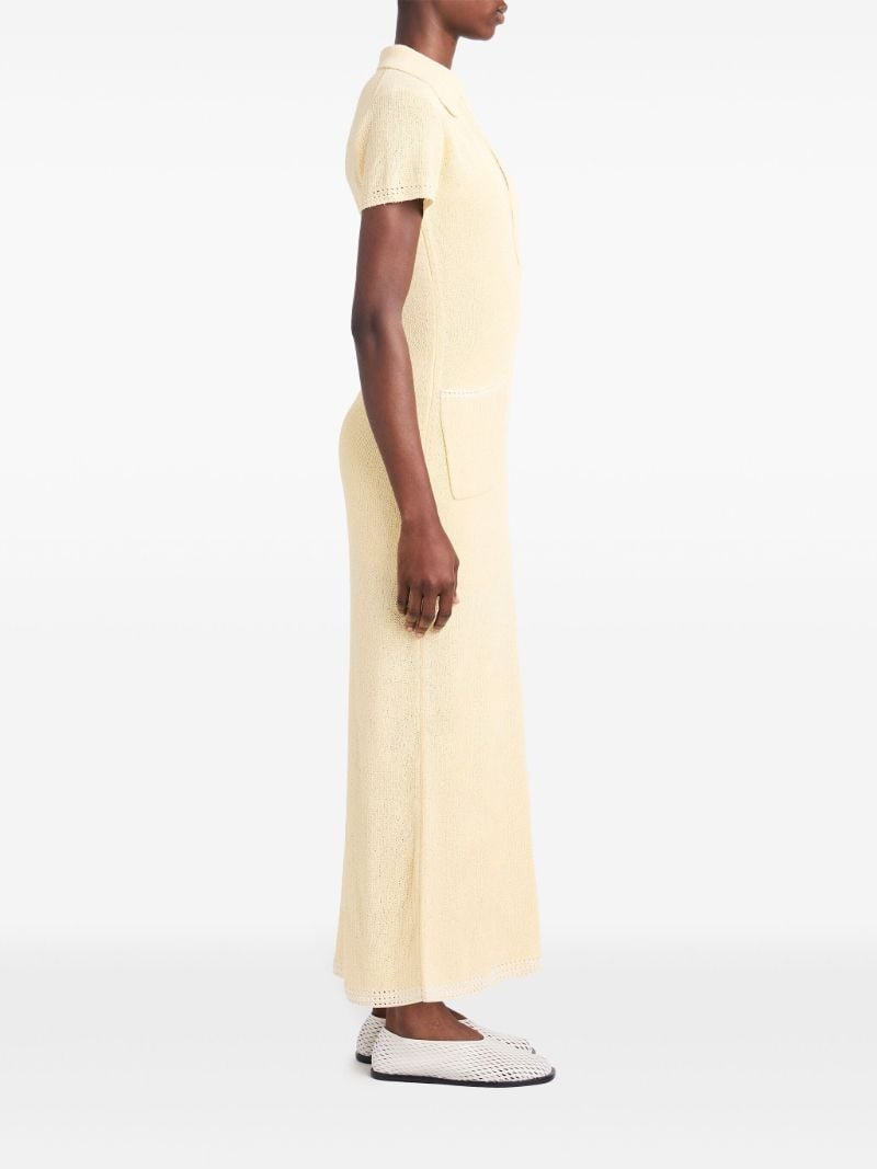Yellow Auden Knitted Maxi Dress