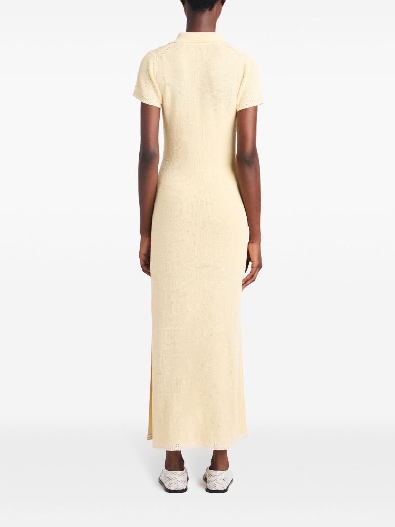 Yellow Auden Knitted Maxi Dress