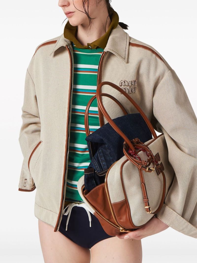 Neutral Logo-appliquÃ_x0083_Â© Cotton Jacket