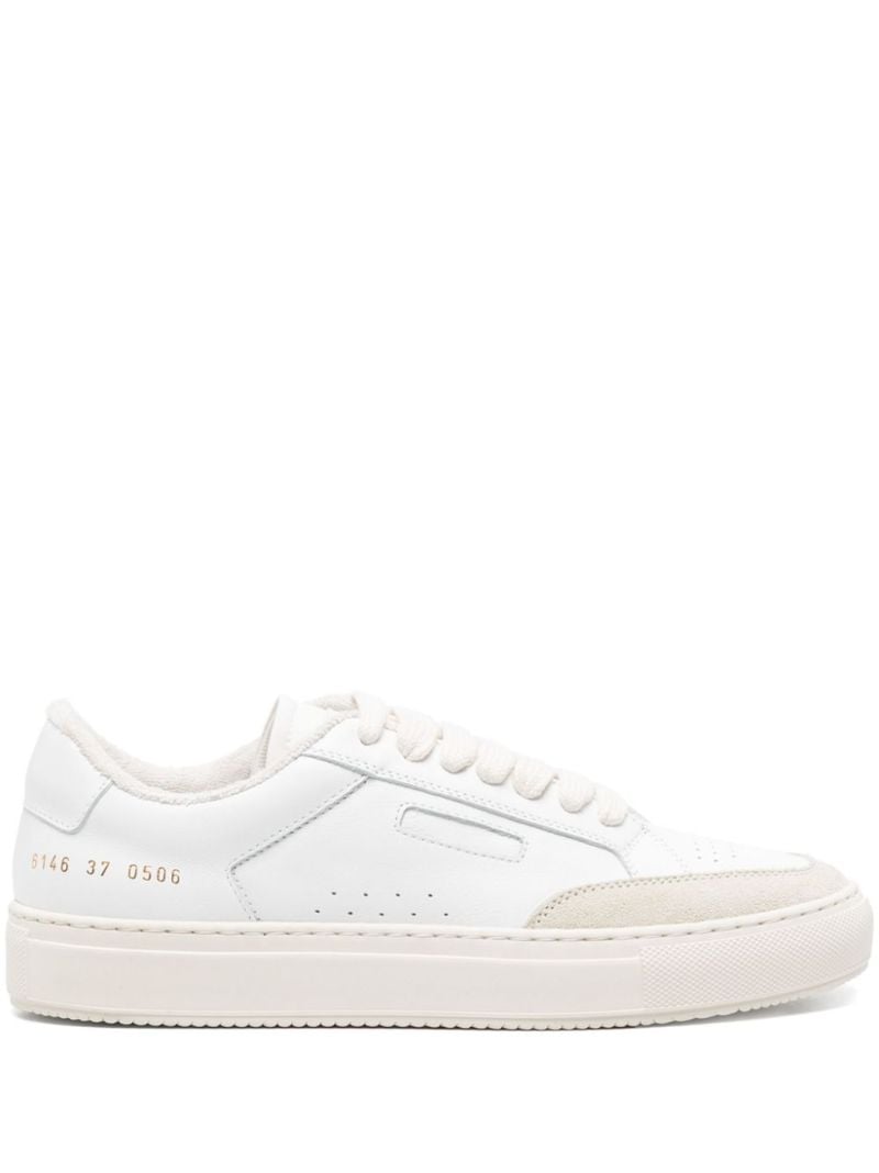White Tennis Pro Leather Sneakers