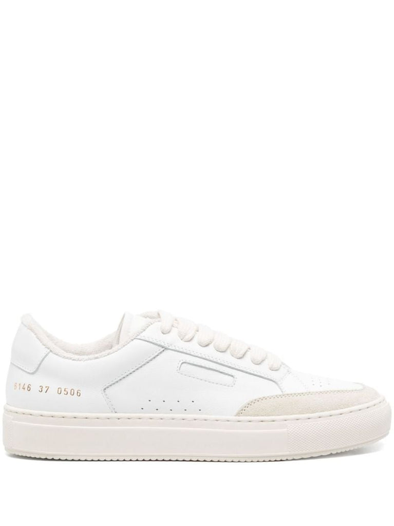 White Tennis Pro Leather Sneakers