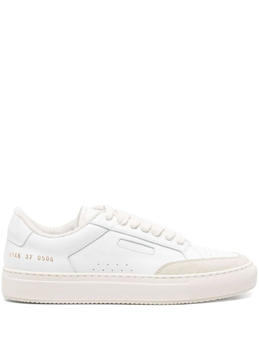 White Tennis Pro Leather Sneakers
