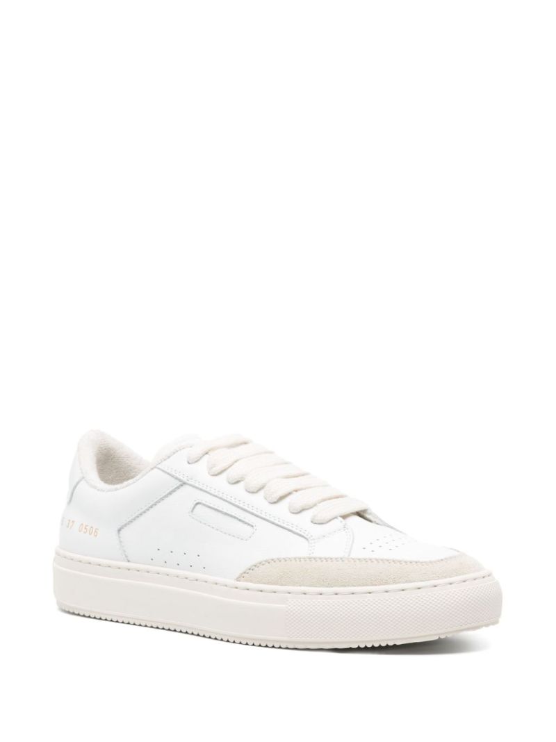 White Tennis Pro Leather Sneakers