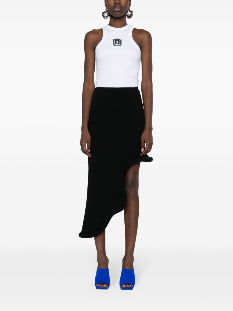 White Pb Logo Tank Top
