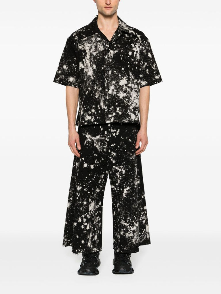 Black Bleached Cotton Shirt