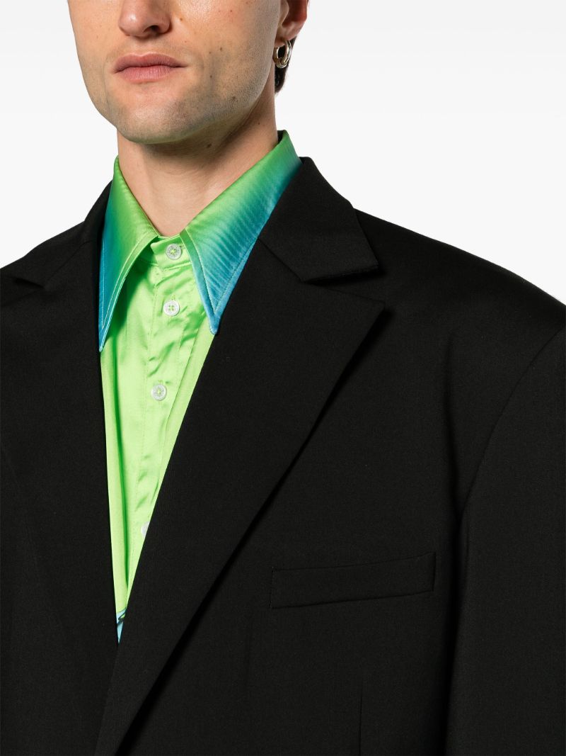 Black Single-breasted Blazer