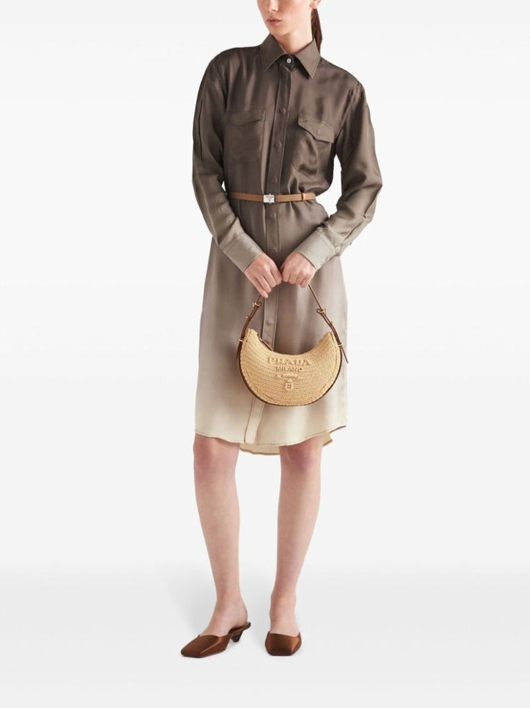 Neutral ArquÃ_x0083_Â© Woven Shoulder Bag