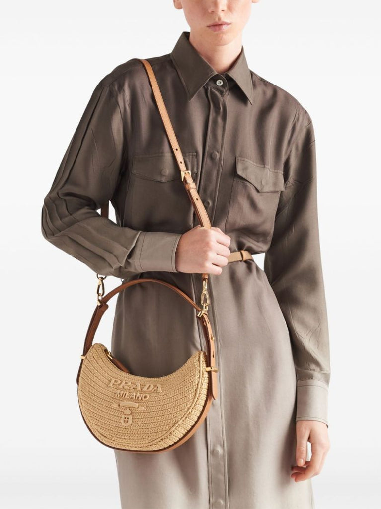 Neutral ArquÃ_x0083_Â© Woven Shoulder Bag