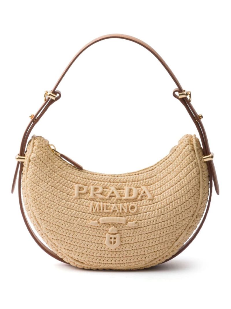 Neutral ArquÃ_x0083_Â© Woven Shoulder Bag