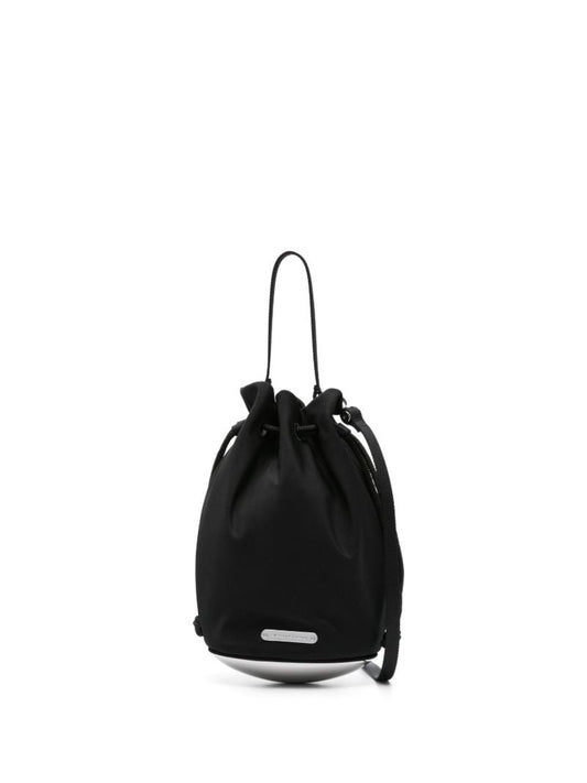Black Dome Mini Bucket Bag