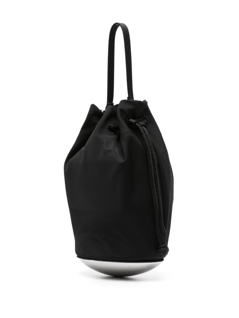Black Dome Mini Bucket Bag