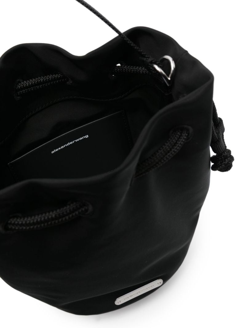 Black Dome Mini Bucket Bag