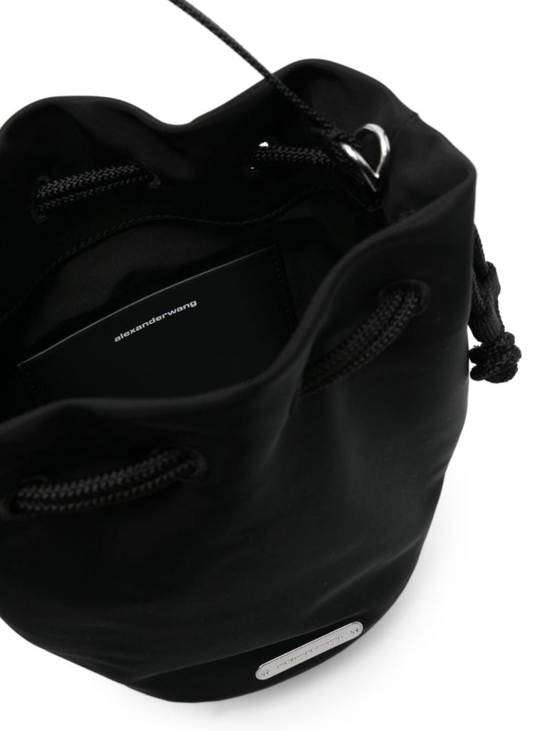 Black Dome Mini Bucket Bag