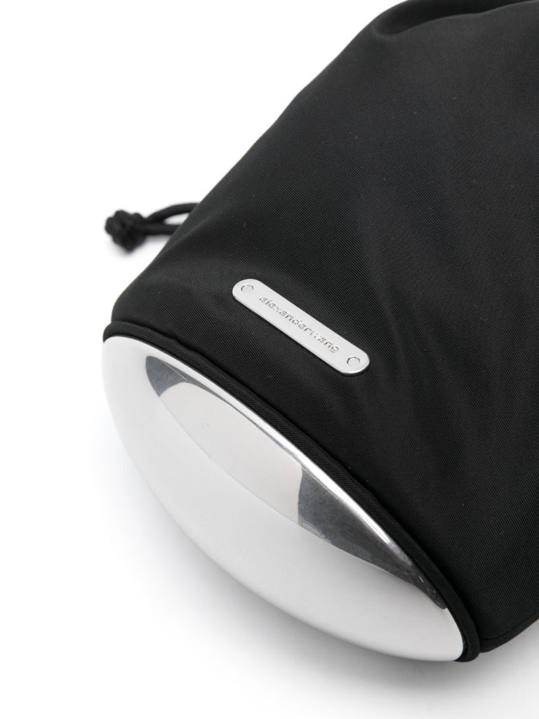 Black Dome Mini Bucket Bag