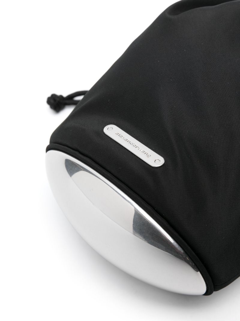 Black Dome Mini Bucket Bag