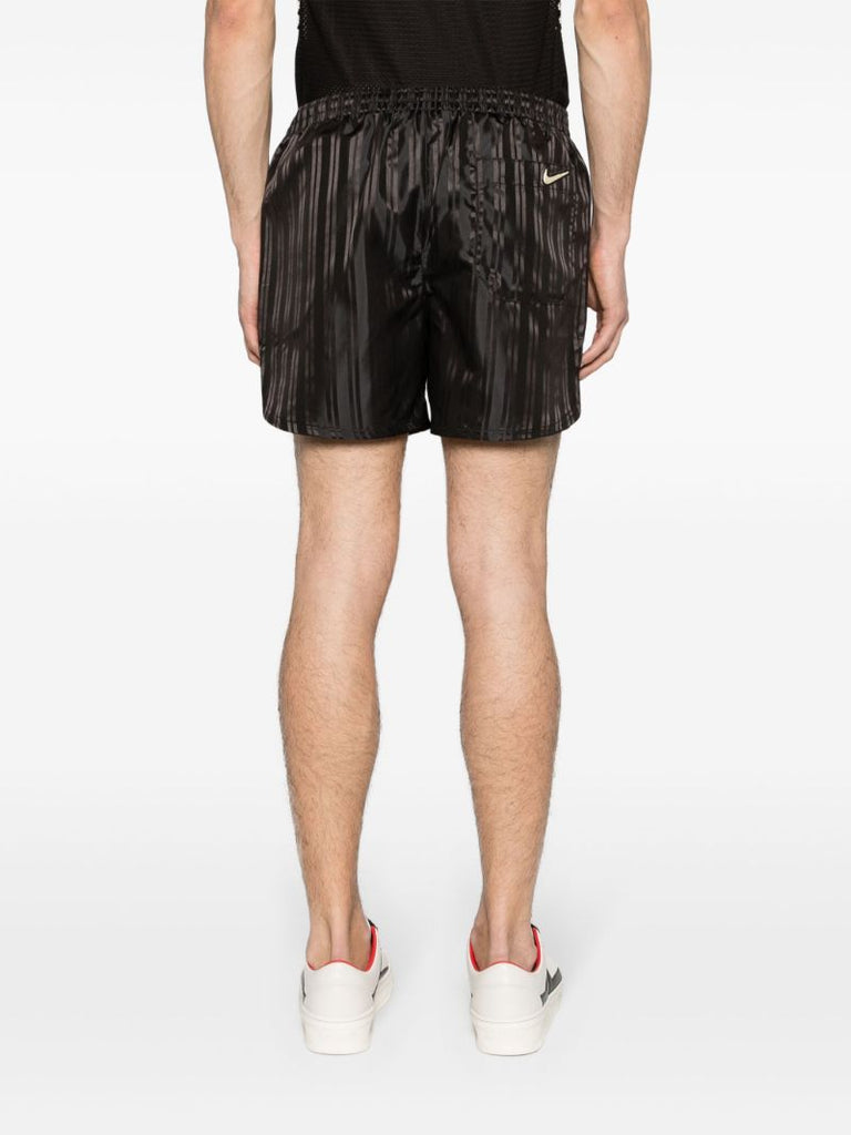Shadow Brown Striped Shorts