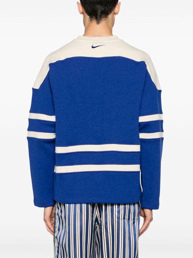 Royal Blue Panelled Jumper