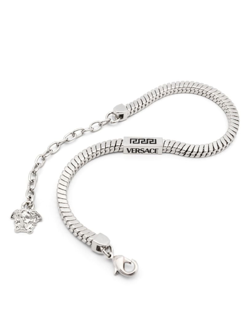 Silver-tone Snake-chain Bracelet