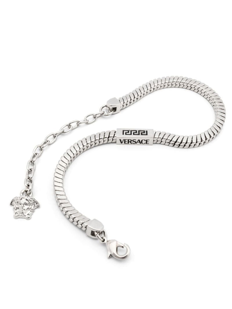 Silver-tone Snake-chain Bracelet