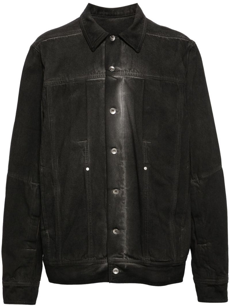 Black Washed Denim Jacket