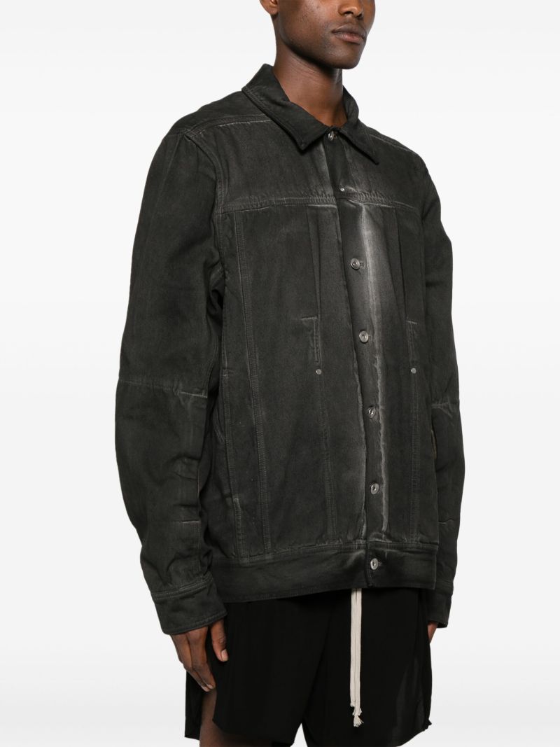 Black Washed Denim Jacket