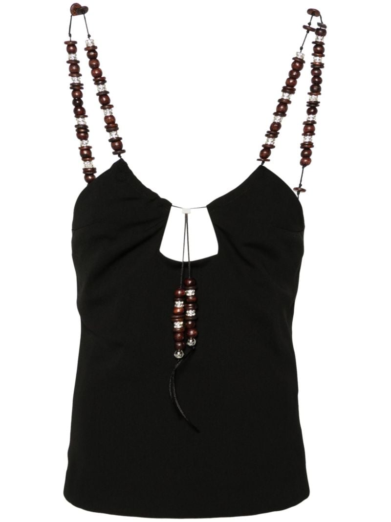 Black Solarte Embellished Top