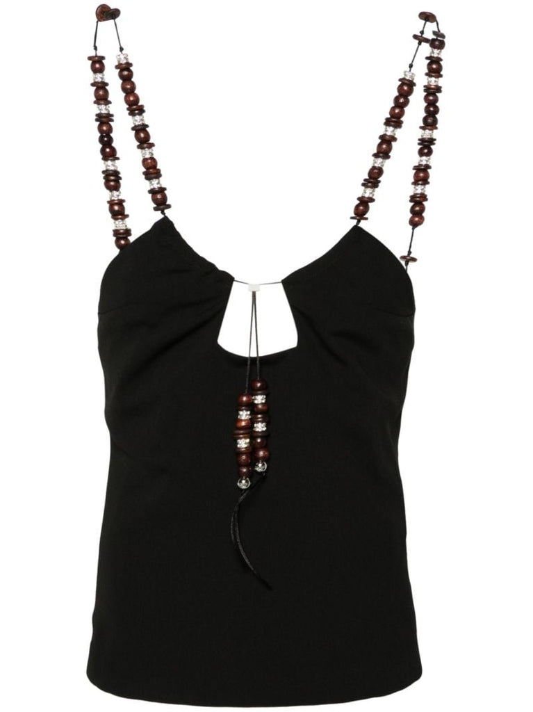 Black Solarte Embellished Top