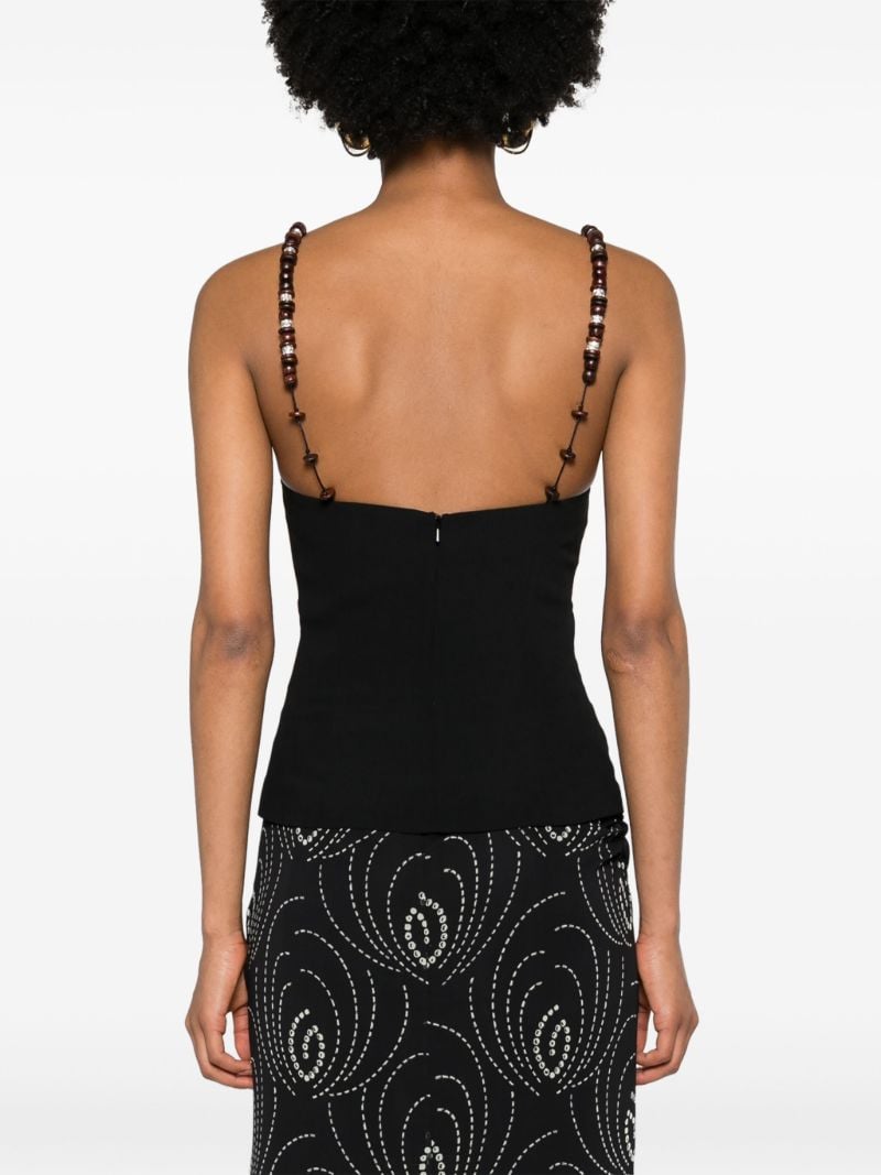 Black Solarte Embellished Top