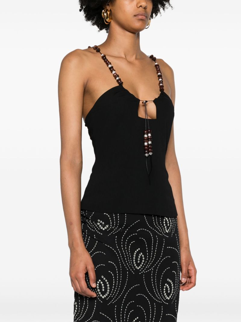 Black Solarte Embellished Top